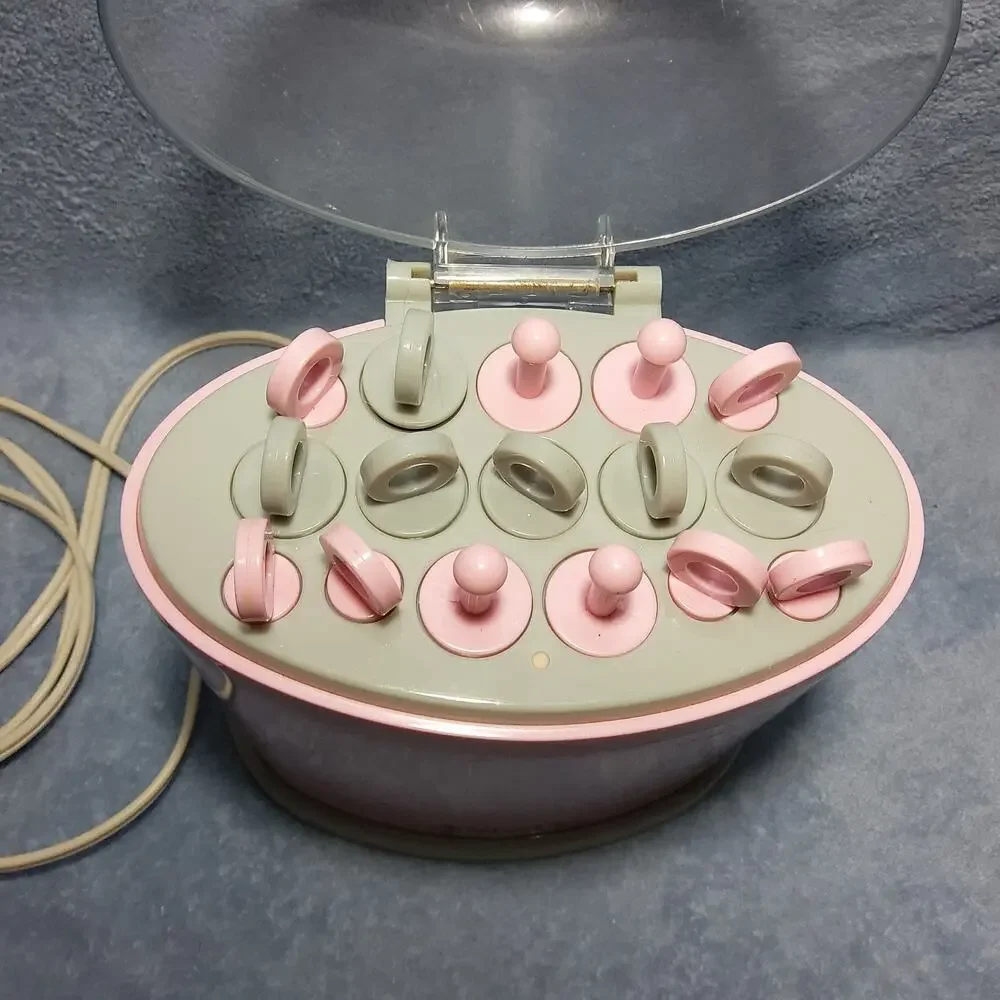 Vintage Y2K Conair Candlesticks Jelly Rollers Hair Setter Hot Rollers Rare Pink